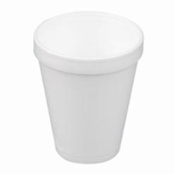 Solo® 16J16 Insulated Large Drink Cup, 16 oz Capacity, Round Shape, Styrofoam, White