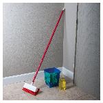 Sparta® 4022505 Broom Handle With Self-Locking Flex Tip, 1 in Dia x 60 in L, Fiberglass, Red