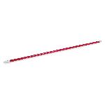 Sparta® 4022505 Broom Handle With Self-Locking Flex Tip, 1 in Dia x 60 in L, Fiberglass, Red