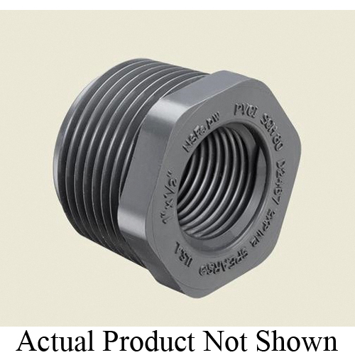 Spears® 839-249, 2 x 1 in nominal, MNPT x FNPT end style, SCH 80, PVC, Domestic