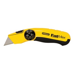 Stanley® FatMax® 10-780 Utility Knife, Fixed Blade, 3 Blades Included, Steel Blade, 6-1/4 in OAL