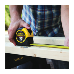 Stanley® FatMax® 33-735 Reinforced Tape Rule With BladeArmor®, 35 ft L x 1-1/4 in W Blade, Mylar® Polyester Film, Imperial