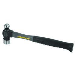 Stanley® 54-716 Ball Pein Hammer, 13 in OAL, 16 oz High Carbon Steel Head, Graphite Handle
