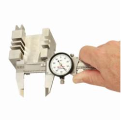 Starrett® 120A-6 Accurate Direct Reading Reliable Dial Caliper With Plastic Case, 0 to 6 in, Graduation 0.001 in, 5/8 in Inside x 1-1/2 in Outside D Jaw, Stainless Steel, Satin