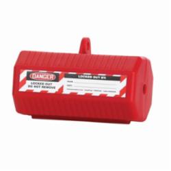 STOPOUT® StopPlug™ KDD230 Multi-Plug Lockout, For Use With 110/220/550/600 VAC Plugs, 1 Padlocks, 3/8 in Dia Max Padlock Shackle, Polyethylene, Red