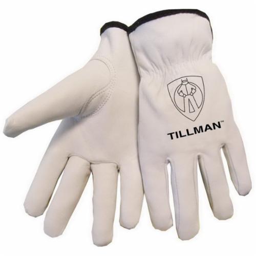 Tillman™ 1415 1415 Premium Grade General Purpose Gloves, Driver, Gunn Cut/Keystone Thumb Style, Grain Goatskin Leather