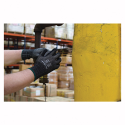 Tillman™ 956L Oily Grip Cut Resistant Gloves, L, MicroFoam/Nitrile Coating, Fiberglass/HPPE, Resists: Abrasion and Cut, ANSI Cut-Resistance Level: A4