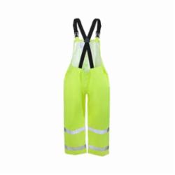 Tingley Icon™ O24122 2-Piece Bib Overall, Unisex, Fluorescent Yellow Green, Polyurethane on 300D Polyester