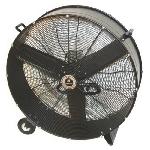 TPI CPB36D 1-Phase Direct Drive Standard Portable Blower, 120 VAC, 1/3 hp, 7000/8200 cfm Flow Rate, 36 in Propeller, Steel Propeller, Import