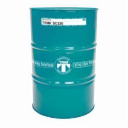 TRIM® SC230-54G Oil Rejecting Semi-Synthetic Fluid, 54 gal Drum, Blue, Liquid