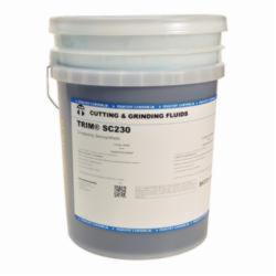 TRIM® SC230-5G Oil Rejecting Semi-Synthetic Fluid, 5 gal Pail, Blue, Liquid