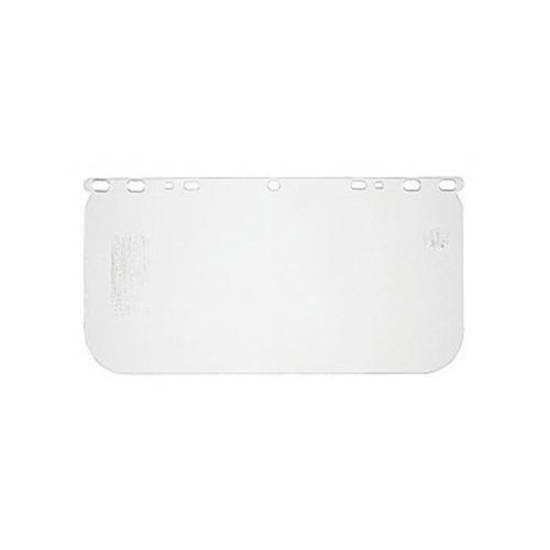 MCR Safety 485400 Matrix® ValuGard Replacement Faceshield Visor, Clear, Acetate, 8 in H x 15-1/2 in W x 0.4 in THK Visor, ANSI Z87.1, CSA Z94.3
