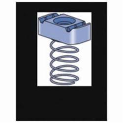 Unistrut® P1008-EG Channel Spring Nut, For Use With P1000, P1100, P2000, P3000 Series 1-5/8 in Channel, 3/8-16 Thread, Steel