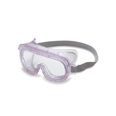 Uvex® by Honeywell S350 Classic™ Hood Indirect Vent Protective Goggles, Uvextreme® Anti-Fog Clear Polycarbonate Lens, Yes % UV Protection, Neoprene Strap, ANSI Z87+ (High Impact), ANSI Z.87.1/1989, CA 19,071, CSA Z94.3