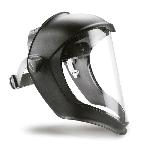 Uvex® by Honeywell S8500 Bionic® Faceshield Assembly, Clear Polycarbonate Glass 9-1/2 in H x 14-1/4 in W x 3/64 in THK Visor