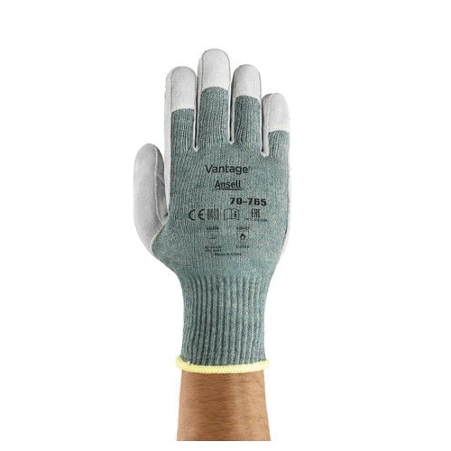 ActivArmr® 245714 70-765 Heavy Duty Cut Resistant Gloves, SZ 8, Acrylic/DuPont™ Kevlar®/Nylon/Polycotton, Knit Wrist Cuff, Resists: Abrasion, Cut and Puncture, ANSI Cut-Resistance Level: A5, ANSI Puncture-Resistance Level: 4