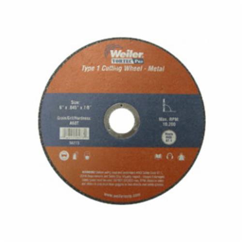 Vortec Pro® Wolverine™ 56070 Small Cut-Off Wheel, 3 in Dia x 1/16 in THK, 3/8 in Center Hole, A60T Grit, Aluminum Oxide Abrasive