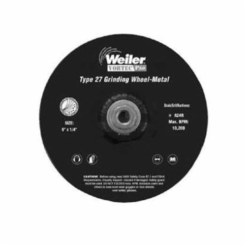 Vortec Pro® Wolverine™ 56475 Type 27 Cut-Off Wheel, 4-1/2 in Dia x 3/32 in THK, 7/8 in Center Hole, A24T Grit, Aluminum Oxide Abrasive