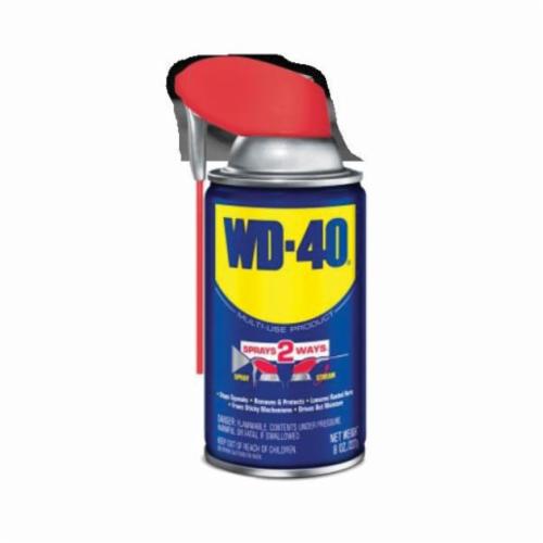 WD-40® 490026 Lubricant, 8 oz Aerosol Can, Liquid Form, Light Amber, 0.8