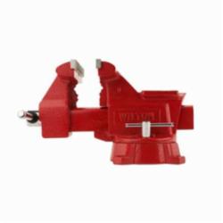 Wilton® 11127 Utility Workshop Vise With Swivel Base, Serrated Jaw, 5 in Jaw Opening, 5-1/2 in W Steel Jaw, 3-1/4 in D Throat