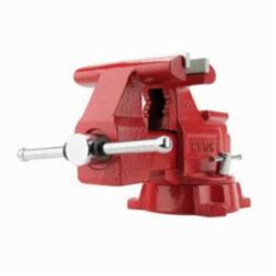 Wilton® 11127 Utility Workshop Vise With Swivel Base, Serrated Jaw, 5 in Jaw Opening, 5-1/2 in W Steel Jaw, 3-1/4 in D Throat