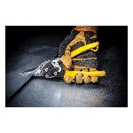 Crescent®M3R MetalMaster® Compound Action Aviation Snip, 18 ga Low Carbon Cold Rolled Steel Cutting, 1-1/2 in L of Cut, Left/Right/Straight/Slight Snip, Molybdenum Steel Blade, Alloy Steel/Vinyl Grip Handle, Non-Slip/Textured Grip