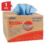 WypAll* ShopPro® 41041 X80 Disposable Wiper, Hydroknit*, Blue