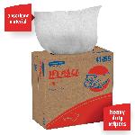 WypAll* 41455 X70 Long Lasting Reusable Cleaning Wiper, 9.1 x 16.8 in, 100 Sheets Capacity, Hydroknit*, White